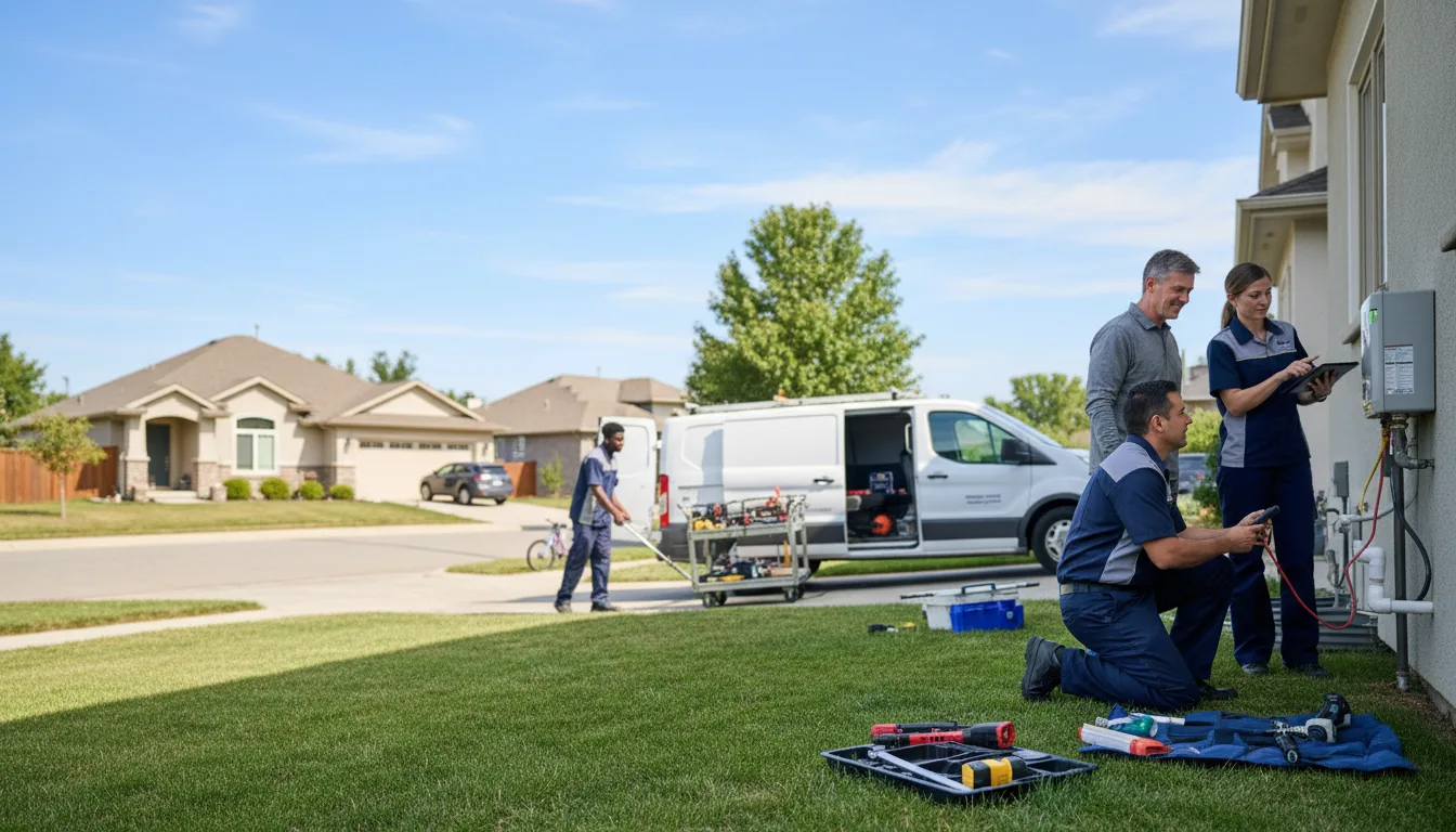 Tankless water heater service in Valley, WA